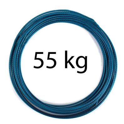 5 m Stahlvorfach Meeresangeln Raubfisch Vorfach 1x7 55 kg