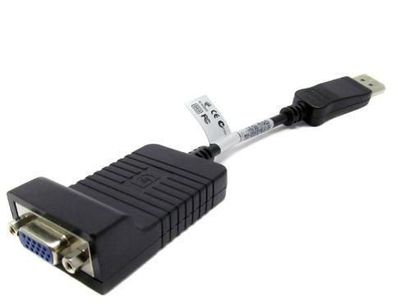 Videoadapter HP DisplayPort zu VGA, 0,2 m, schwarz