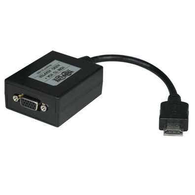 Adapter Eaton HDMI zu VGA, Plug-and-Play, schwarz