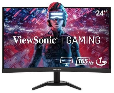 Monitor Viewsonic VX2418C 24 Zoll, gebogen, Full HD, 165 Hz