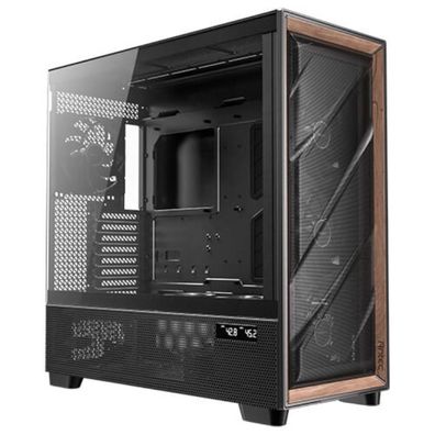 PC-Gehäuse Antec Flux Pro EUV schwarz und Holz