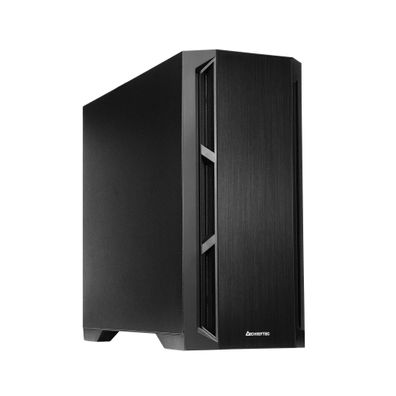 PC-Gehäuse Chieftec Apex Q Mittelgroßes Towergehäuse Schwarz