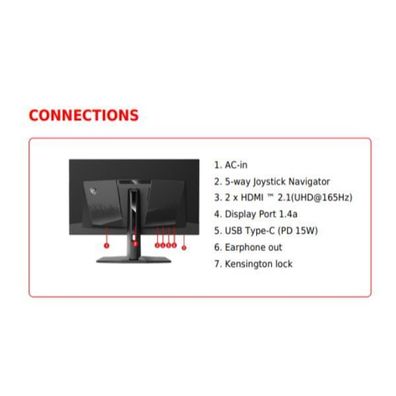 Gaming-Monitor MSI MAG 321UP QD-OLED 31,5 Zoll 4K 165Hz