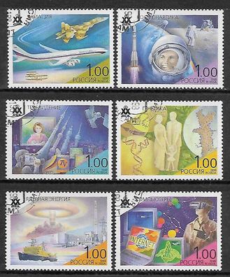 Russland gestempelt Michel-Nummer 690-695