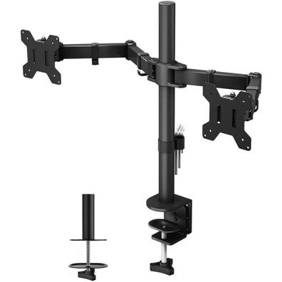 Monitorständer Techly ICA-LCD 382-D höhenverstellbar bis 450 mm