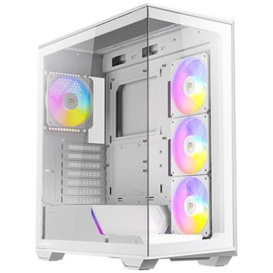 PC-Gehäuse Antec C3 ARGB Weiß Midi Tower