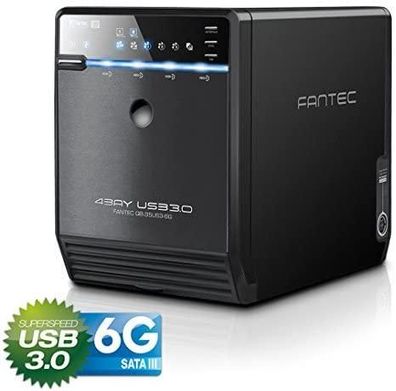 Externe Gehäuse Fantec USB 3.0 fér 4 SATA-Festplatten