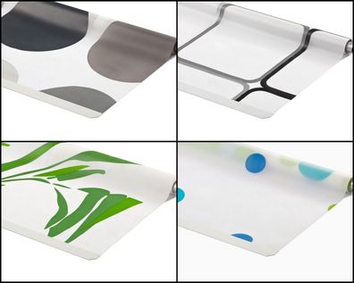 Ersatzrollen für unsere Halbkassetten-Duschrollos- 15 Motiven und 13 Breiten zur Wahl