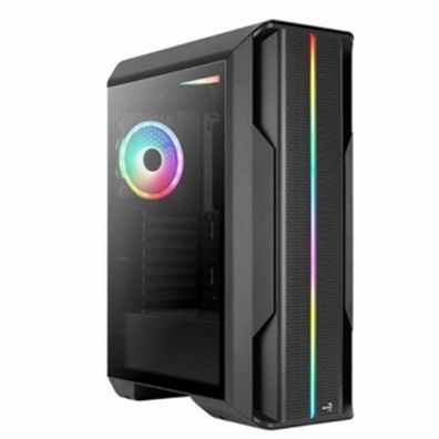Gaming-Gehäuse Aerocool Splinter Duo ATX Midi Tower schwarz