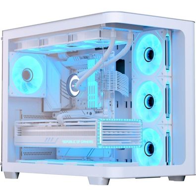PC-Gehäuse Aerocool Midi-Tower Weiß