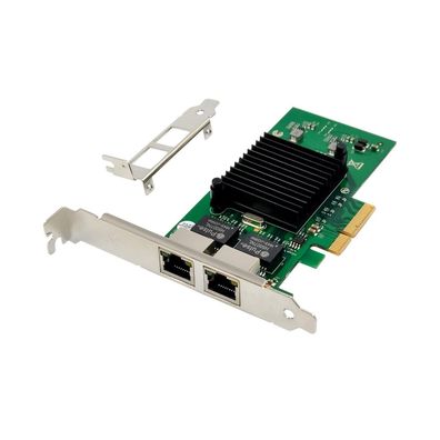 Netzwerkkarte Micro-Connect PCIe x1 Intel 82576 Dual-RJ45