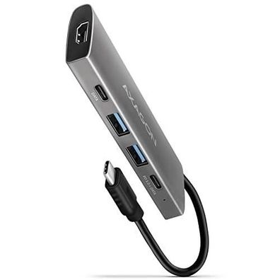 USB-Hub Axagon mit 5 Ports, HDMI & USB-C