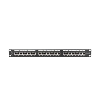 Patchfeld Lanberg 1U mit 24 RJ-45 Cat6 Ports