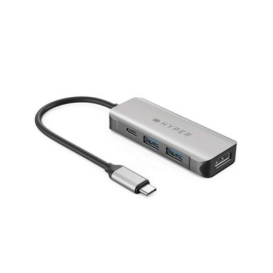USB-Hub Hype 4-in-1 USB-C blau