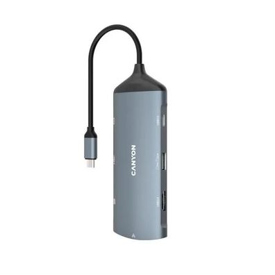 USB-C Hub Canyon mit 8 Ports und 4K Unterstétzung
