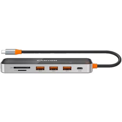USB-Hub Canyon Transparent Space Grey 7 Ports