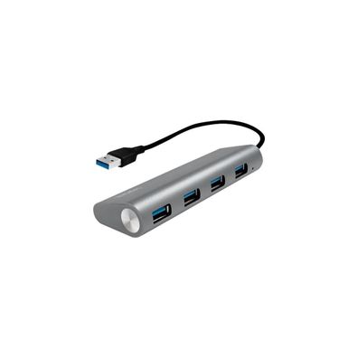 USB-Hub LogiLink Aluminium mit 4 USB 3.0 Anschléssen