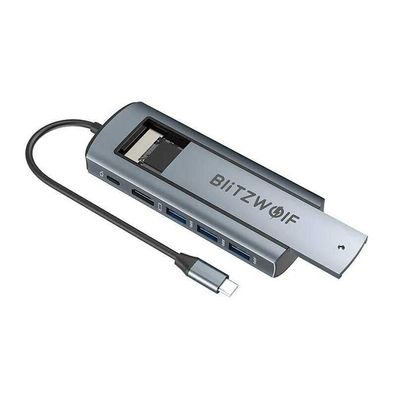 USB-Hub Blitzwolf BW-Neo TH13 mit 6 Anschléssen, 100 W Ladeleistung
