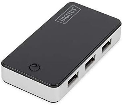USB-Hub 4 Ports Digitus USB 3.0 schwarz