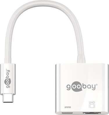 Adapter USB-C HDMI Goobay Weiß 4K 60Hz