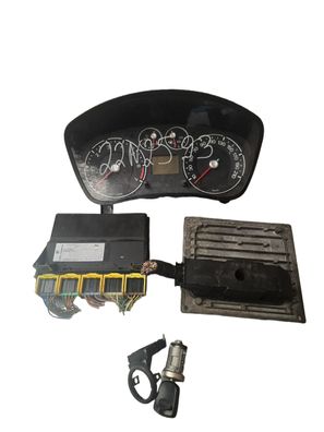 Ford Fiesta V Steuergerät Motorsteuergerät Set 6S6112A650NC S118325001