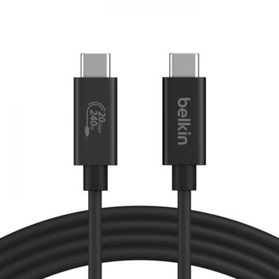 USB4 Kabel Belkin 20 Gbps, 2 Meter, Schwarz