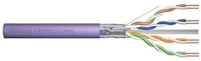 Netzwerkkabel Digitus Cat 6 F-UTP 100 Meter violett