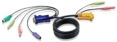 KVM-Kabel ATEN 2L-5302P 1,80 m schwarz