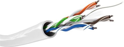 Netzwerkkabel Goobay Cat 6 Weiß 305m