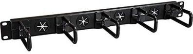Kabelmanagement-Paneel Startech 1U Schwarz