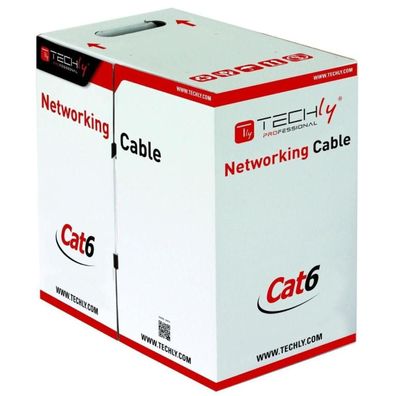 Netzwerkkabel Techly Cat6 305 Meter Blau