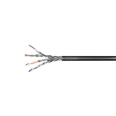 Netzwerkkabel Goobay Cat6 Pro 100 Meter Schwarz