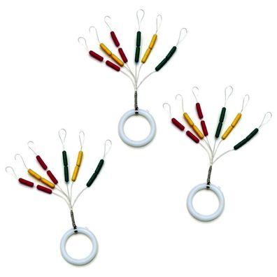 Gummistopper Angel Set 3x12 Stopper Line Stopper