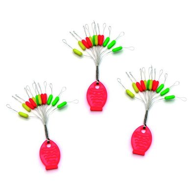 Schnur Stopper Angel Set 3x12 Gummistopper mix