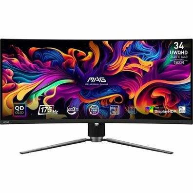 Monitor MSI MAG 341CQP QD-OLED 34 Zoll Curved Gaming