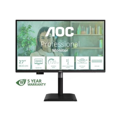Monitor AOC Q27P4U 27 Zoll IPS 2560x1440 120 Hz