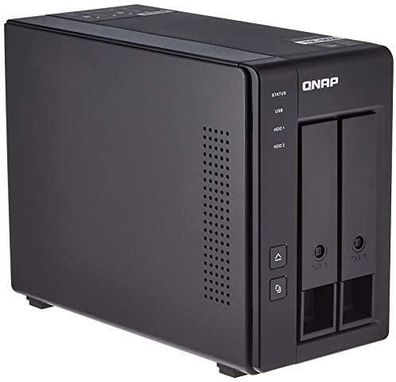 NAS/DAS Qnap TR-002 mit 2 Einschében, USB 3.2, schwarz