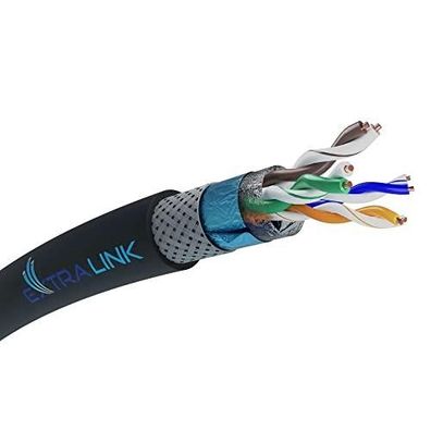 Netzwerkkabel Extralink CAT5E SFTP 305m schwarz