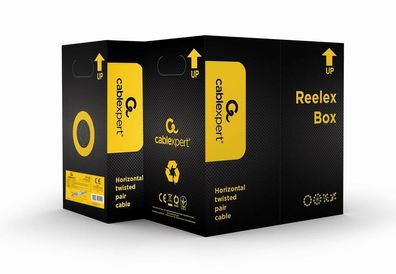 Netzwerkkabel Gembird UTP Kategorie 6, 305 Meter, Grau