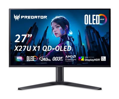Gaming-Monitor Acer Predator X27UX1b QD-OLED 26,5 Zoll