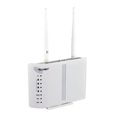 Router Allnet Weiß Wi-Fi 4 300 Mbit/s