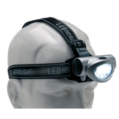 Kopflampe mit 8 LEDs Lampe für Angler
