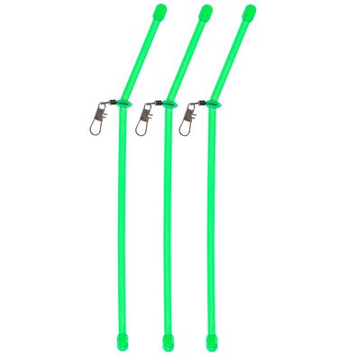 3 Stk Anti Tangle Boom mit Wirbel grün 20 cm