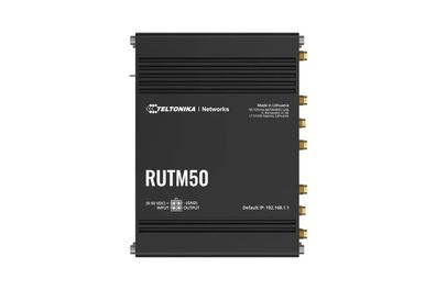 5G-Router on-networks RUTM50 fér industrielle Anwendungen