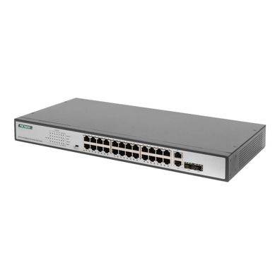 PoE Switch Digitus 24 Ports Ethernet, 2 SFP