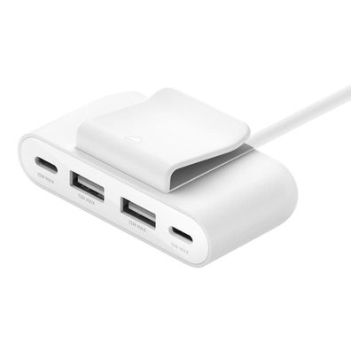 USB-Hub Belkin BoostCharge mit 4 Ports und 30W Ladeleistung