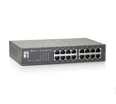 Ethernet Switch LevelOne 16 Ports GEU-1621