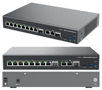 Switch Netzwerk Grandstream GCC6011 mit 10 Gigabit PoE Ports