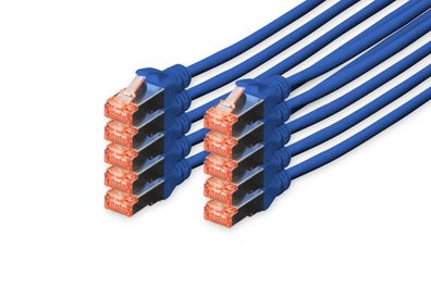 Netzwerkkabel Digitus CAT 6 S/FTP, 2 Meter, blau