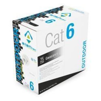 Netzwerkkabel Alantec Kategorie 6, 305 Meter, schwarz